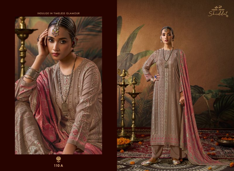 Calista 110 By Shiddat Viscose Pashmina Dress Material 